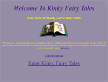 Tablet Screenshot of kinkyfairytales.com